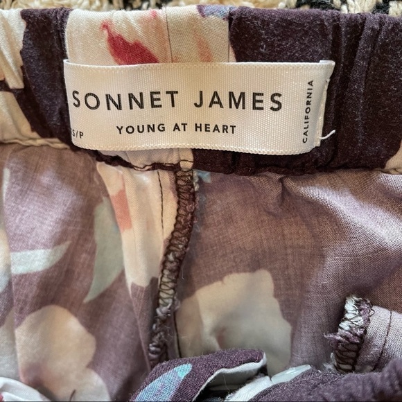 Sonnet James katrien floral play suit jogger pants sz.XXS - Picture 2 of 4